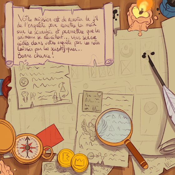 La Chasse au Trésor : À la recherche du scarabée d’or