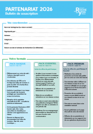 Bulletin de souscription 2026