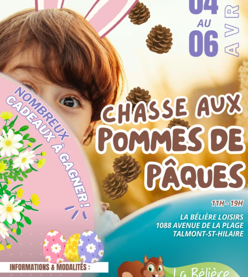 Pâques à la Bélière Loisirs : chasse aux pommes et animations !