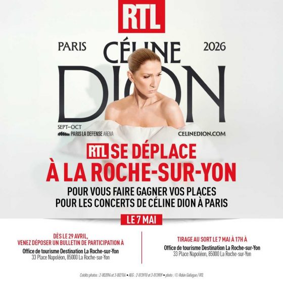 Gagnez vos places pour le concert de Céline Dion avec RTL !