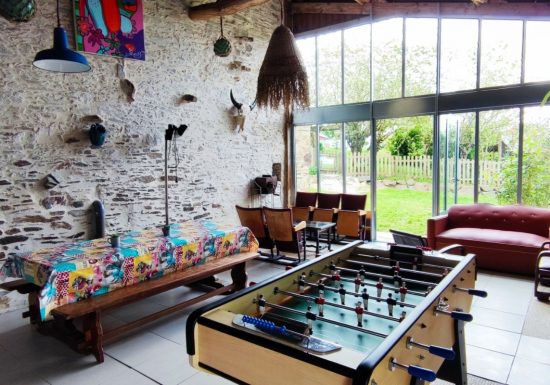 Yourte L&rsquo;Aloé avec piscine à la campagne à Thorigny en Vendée