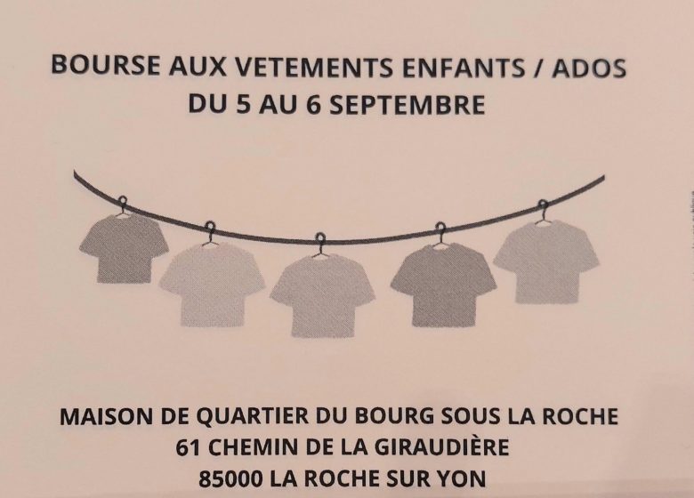 Bourse aux vêtements – enfants et ados
