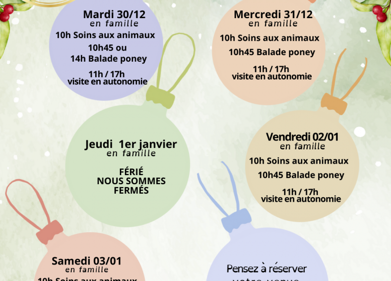 Soin aux animaux et visite de la La Ferme pédagogique de la Jarrie