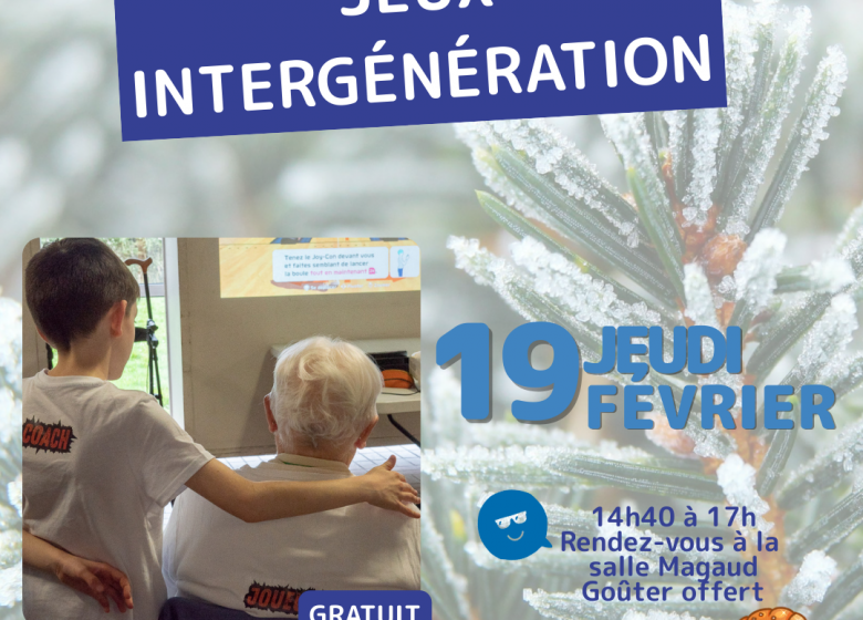 ANIMATION FAMILLE – jeux intergénération