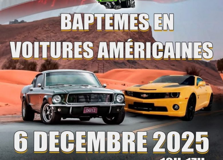 Téléthon – Baptême en voitures Américaines