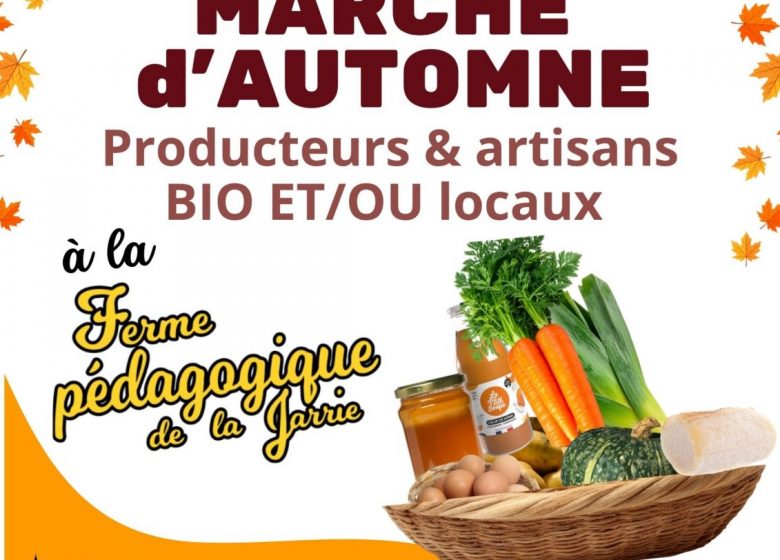 Marché des producteurs à la Ferme pédagogique de la Jarrie