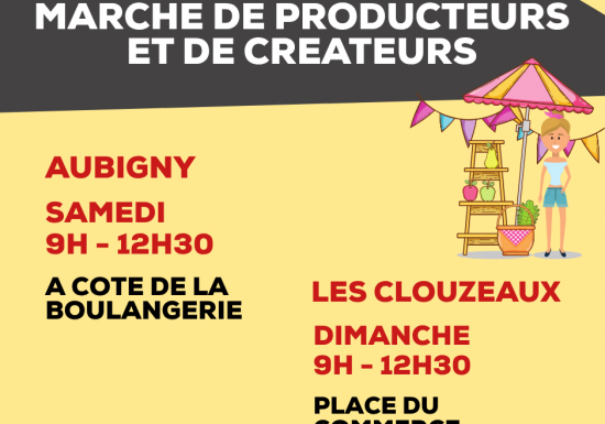 Marché hebdomadaire d&rsquo;Aubigny