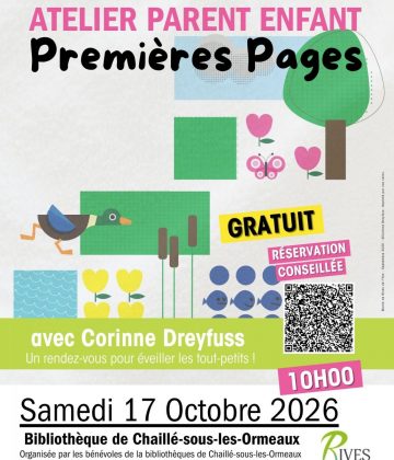 Atelier Parent-Enfant « Premières Pages »