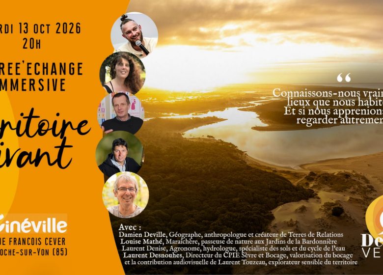 Soirée-échange immersive et inspirante « Territoire Vivant »