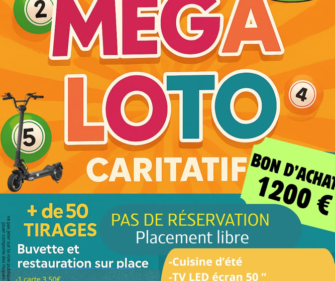 Méga Loto caritatif PAR L’envol de Thyméo