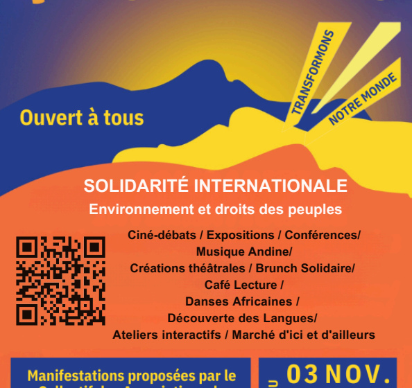 Festival des solidarités :     Environnement et Droits des Peuples