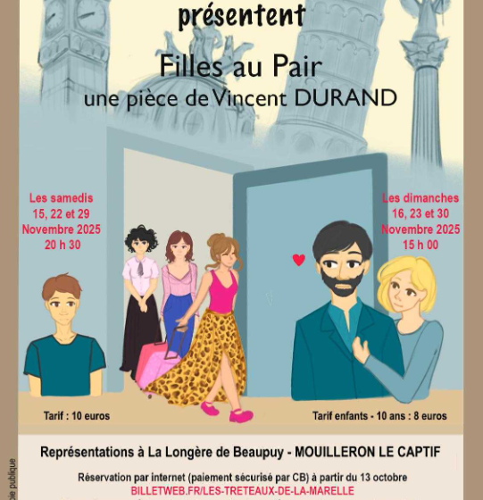 Les tréteaux de la marelle présentent « filles au paire », une pièce de Vincent Durand