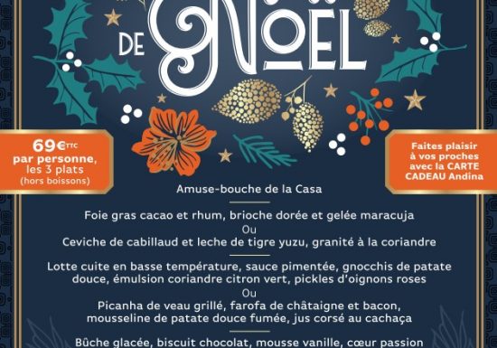 Menu de Nöel – Andina