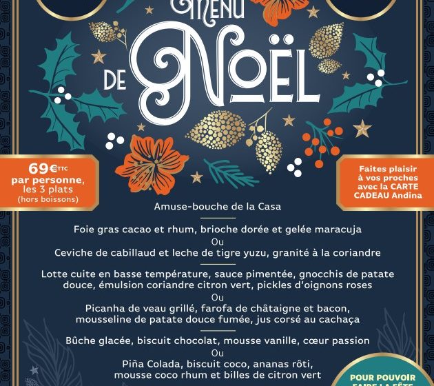 Menu de Nöel – Andina