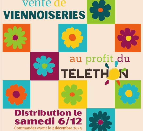 Vente en ligne de viennoiserie pour le téléthon – Landeronde