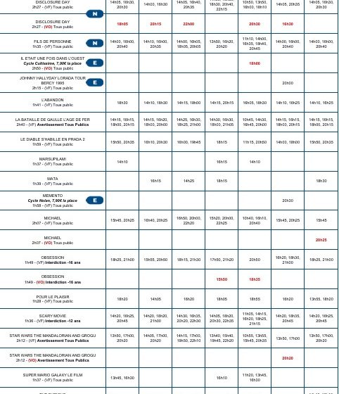 Programme cineville du 10 au 16 juin 2026