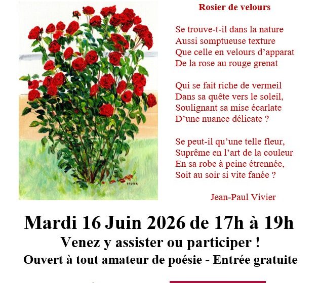Soir de poésie par l&rsquo;essor poétique