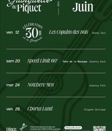 Soirée concert à la Guinguette de Piquet
