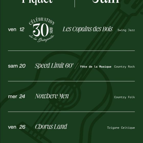 Soirée concert à la Guinguette de Piquet