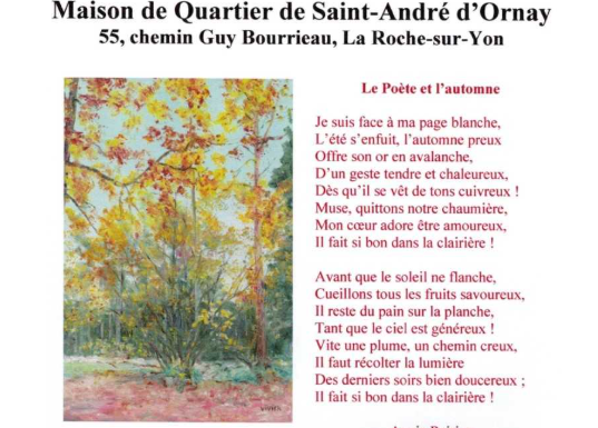 Exposition de Poésie et Peinture