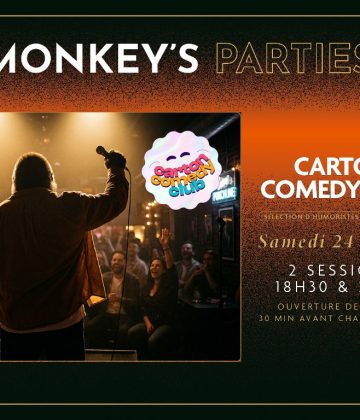 Carton Comedy Club : Soirée stand-up au Monkey Place