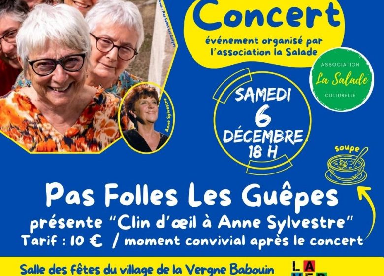Concert « Pas folles les guêpes »