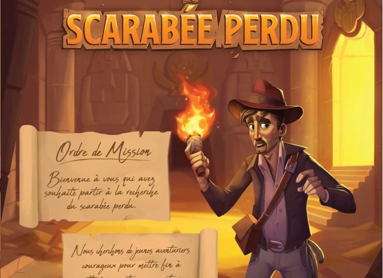 Chasses aux trésors : « À la recherche du scarabée perdu & des plans disparus »