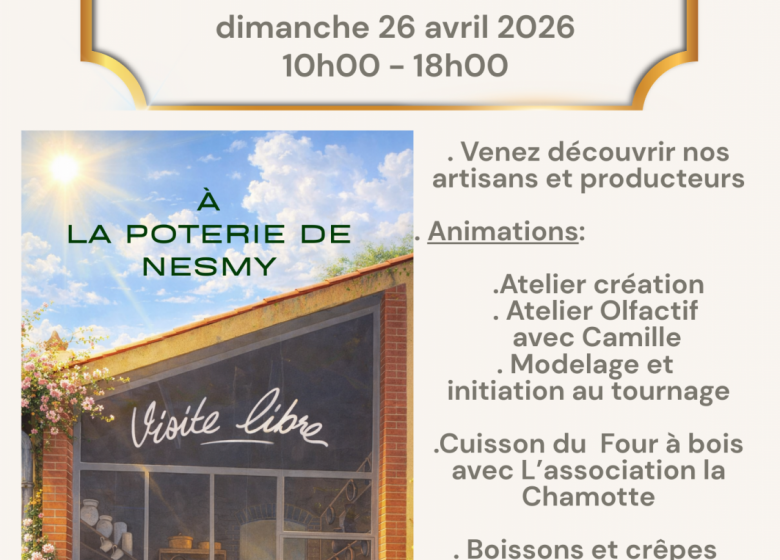 La Poterie de Nesmy –  La Journée Printanière Artisans et Ateliers