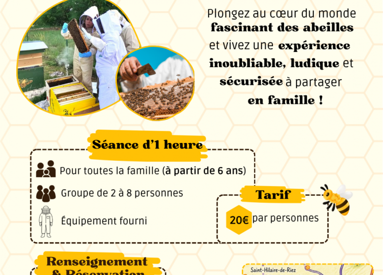 Vendée ruches – Baptême en apiculture