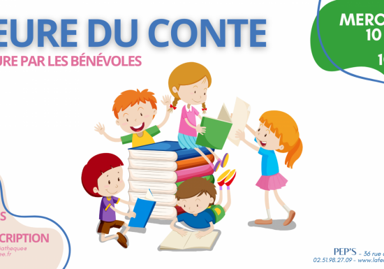 Heure du conte à la Médiathèque PEP’S