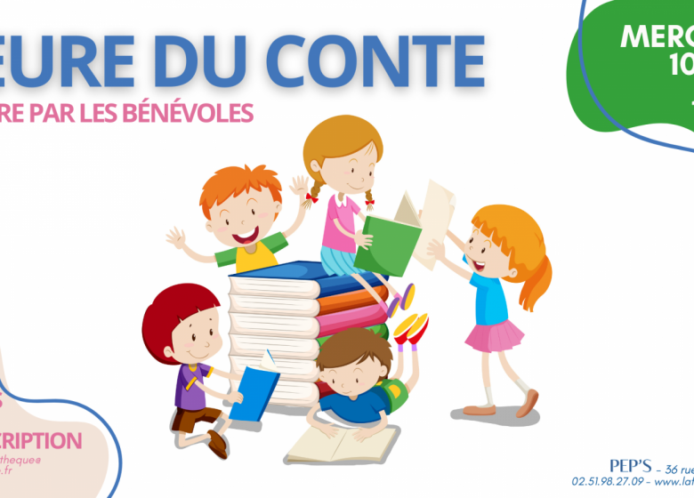 Heure du conte à la Médiathèque PEP&rsquo;S