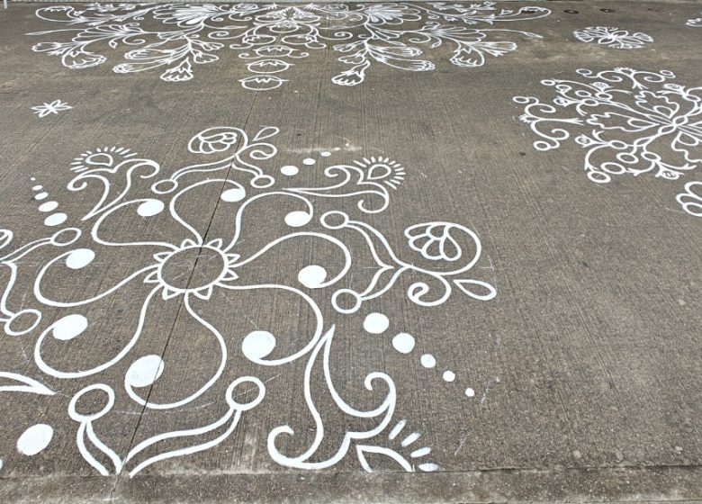 Création d’une fresque monumentale avec Ali dans la Rue Clemenceau