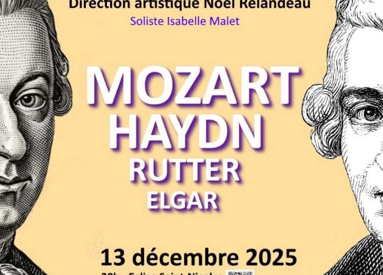 Concert Mozart Haydn Rutter et Elgar