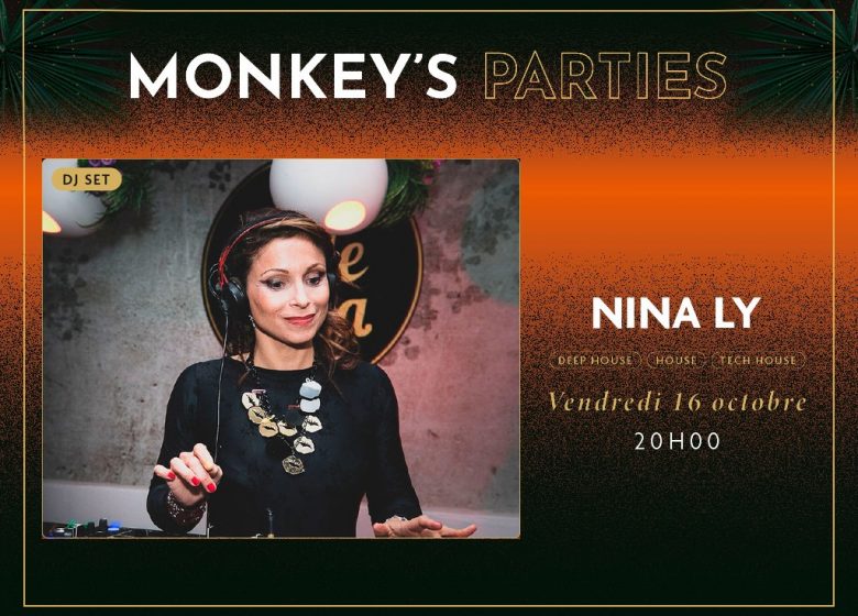 DJ Nina Ly en DJ set au Monkey Place
