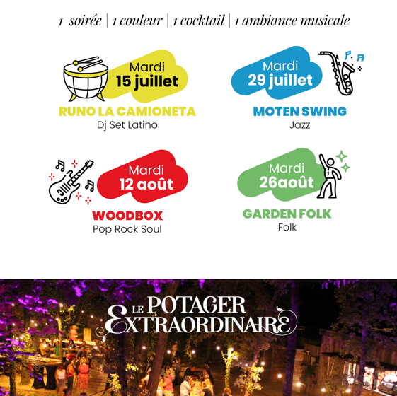Soirée au Potager Extraordinaire – Veillées chromatique Rouge