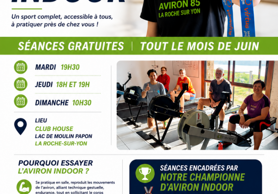 Découvrez l&rsquo;aviron indoor !