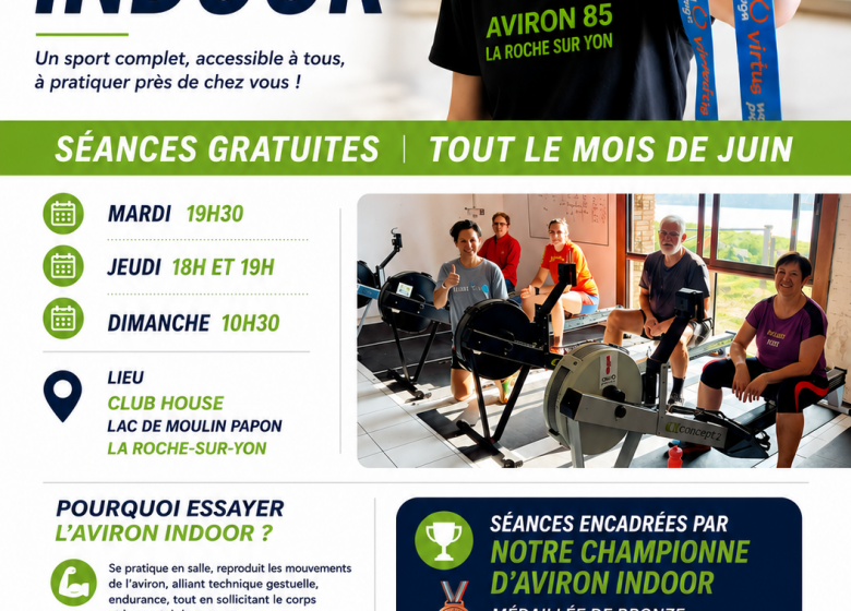 Découvrez l&rsquo;aviron indoor !
