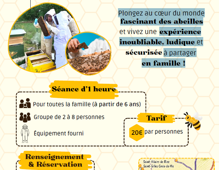 Vendée ruches – Baptême en apiculture