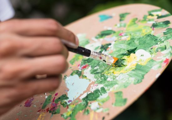 Aquarelle en pleine nature