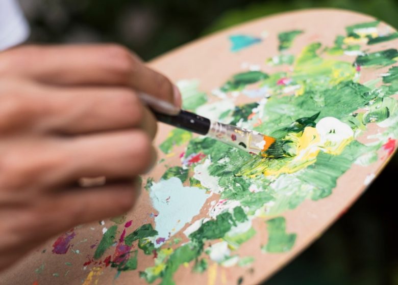 Aquarelle en pleine nature