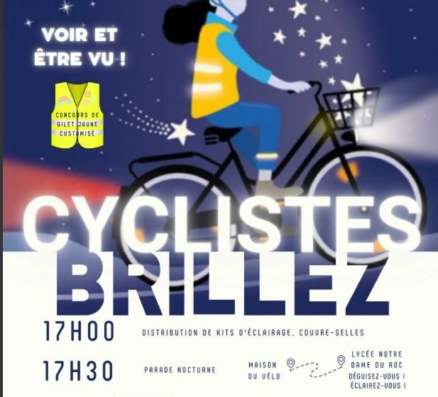 Cyclistes brillez !