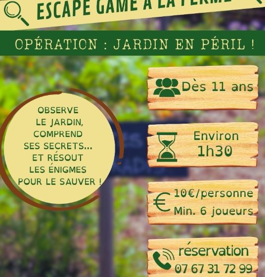 Escape game à la ferme