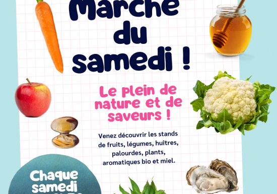 Marché du samedi à La Chaize