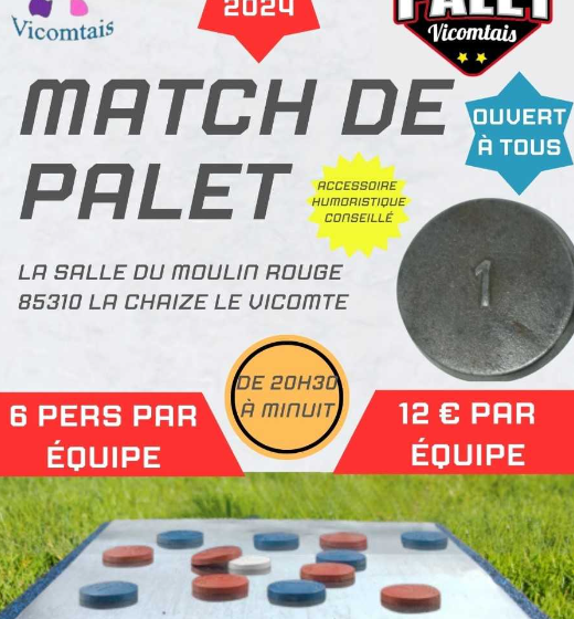 Match de palet – Téléthon 2025