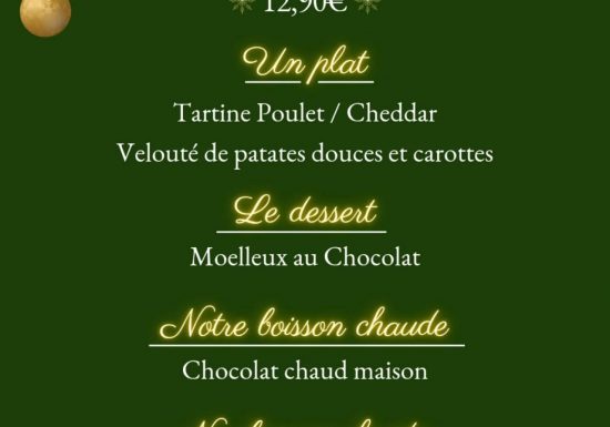 Pot & Boc – Menu de Noël
