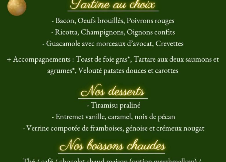 Pot & Boc – Menu de Noël