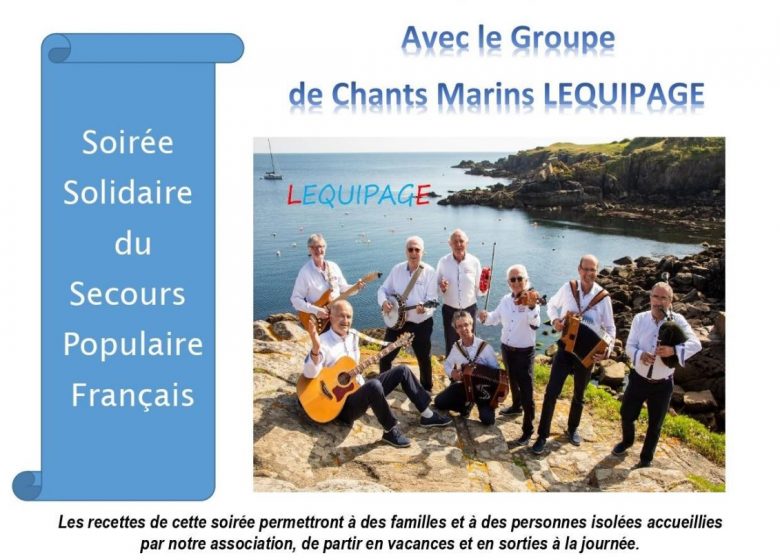 Soirée solidaire du secours populaire Français