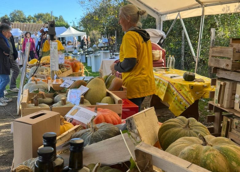 Marché des producteurs à la Ferme pédagogique de la Jarrie
