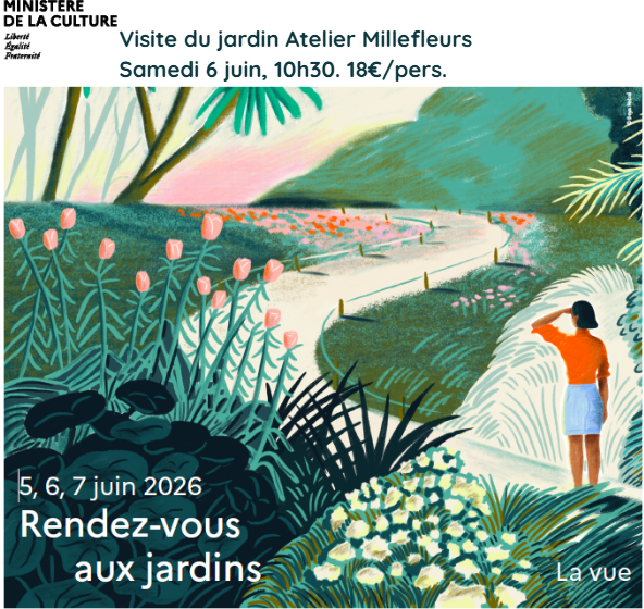 Rendez-vous aux jardins – Visite du jardin Atelier Millefleurs